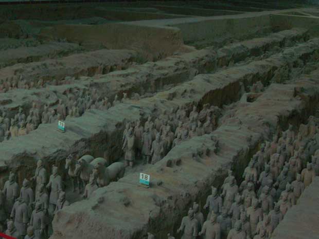 Terracotta warriors and some pandas